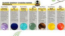 Load image into Gallery viewer, Guided Energy Chakra Wand Pendants
