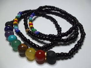Chakra Lava Rock Difuser Waist beads
